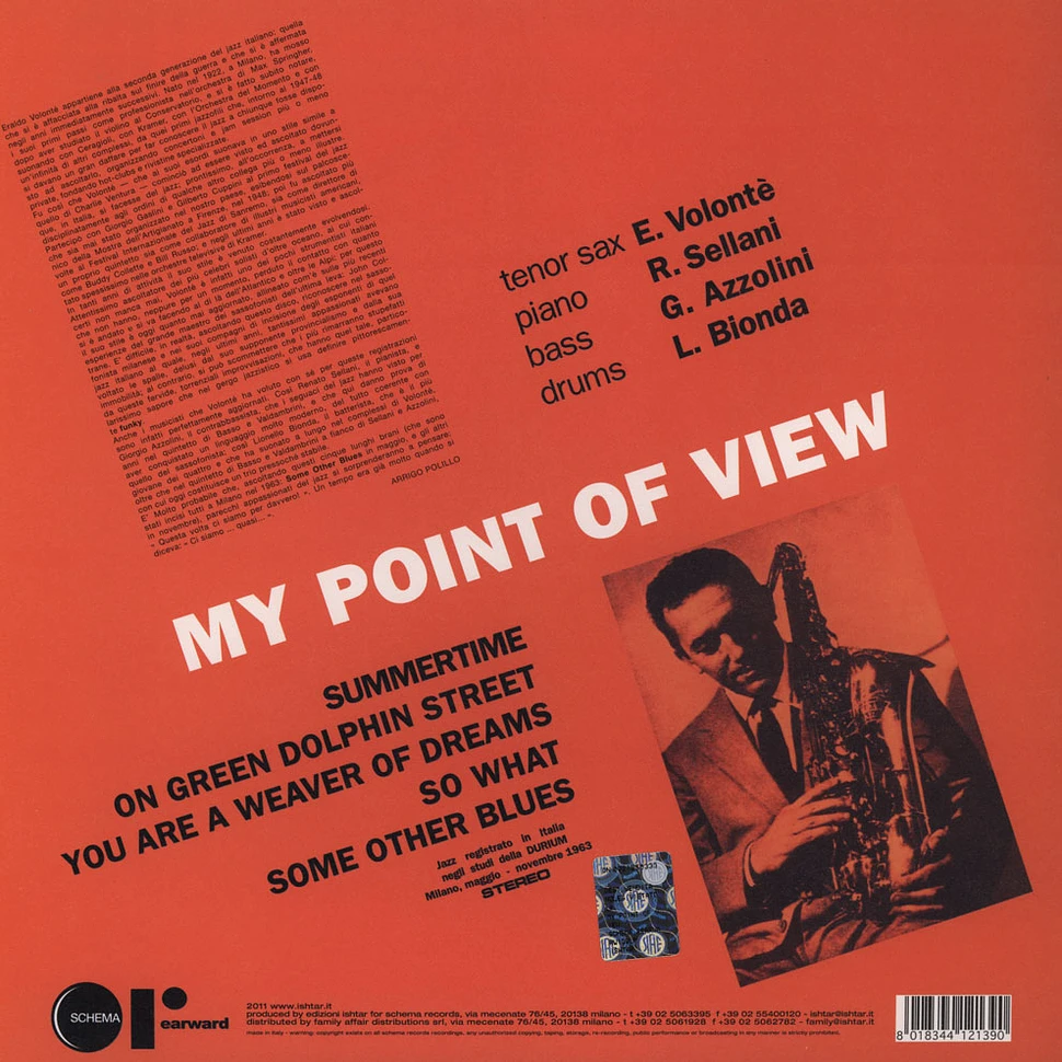 Eraldo Volonté - My Point Of View