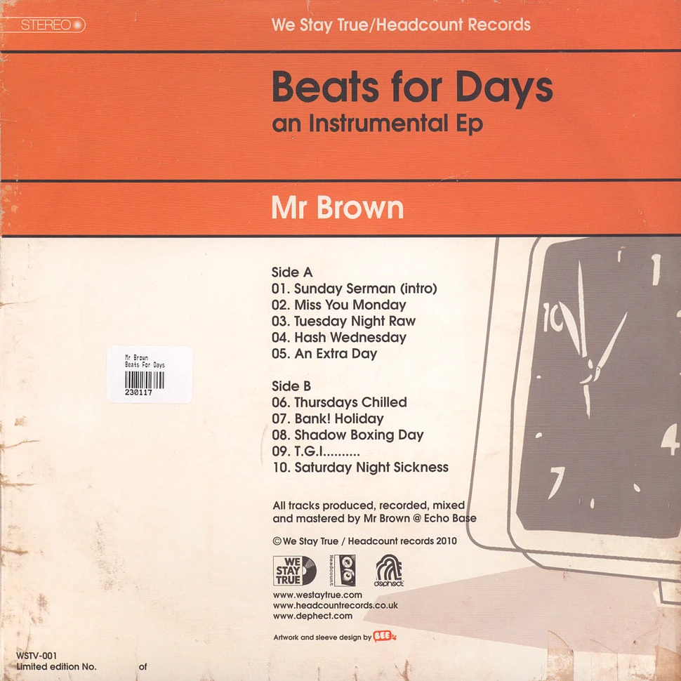 Mr Brown - Beats For Days