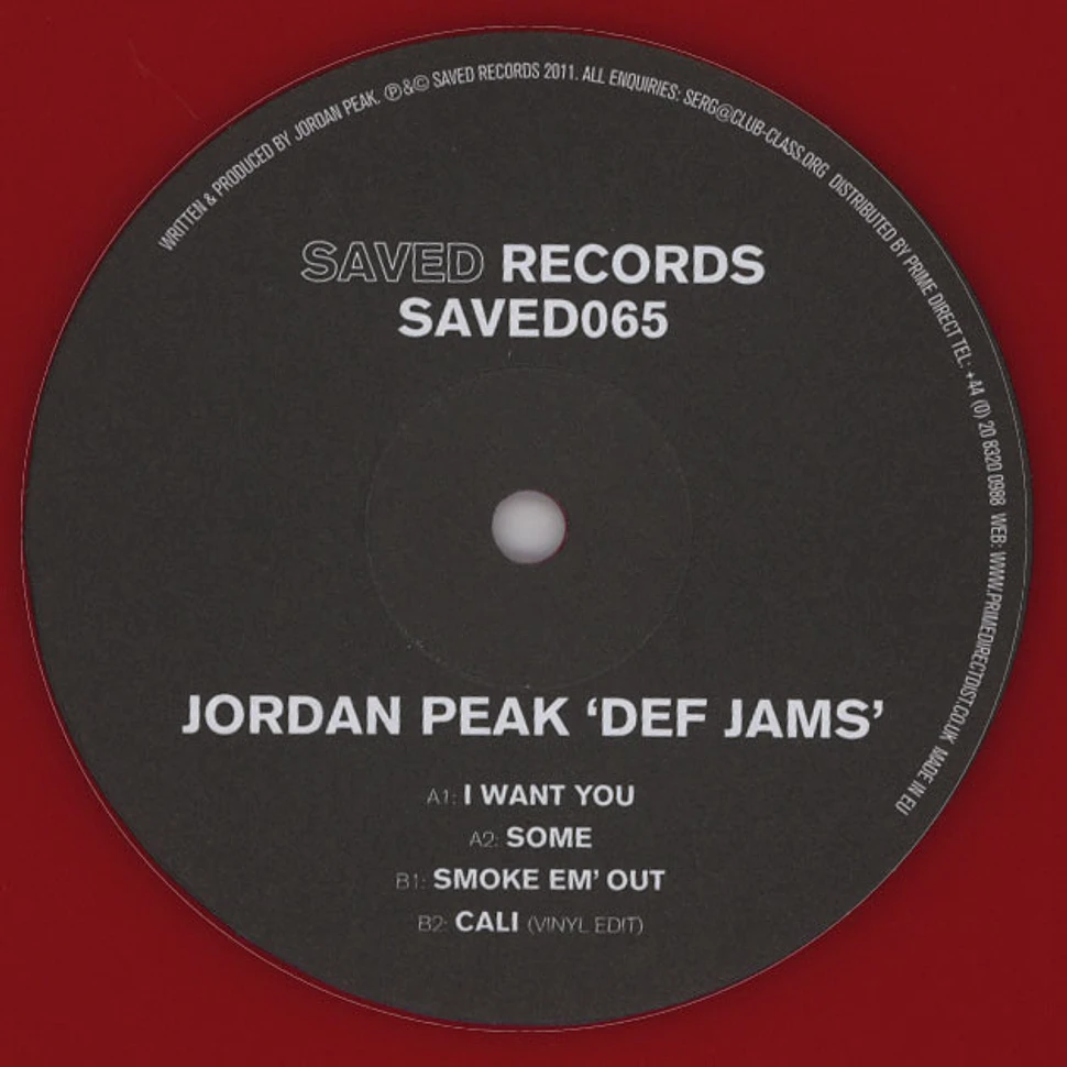 Jordan Peak - Def Jams EP