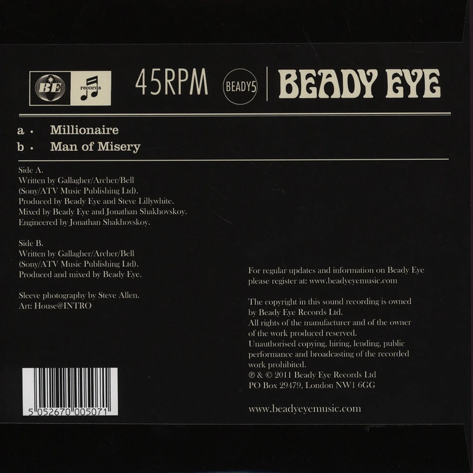 Beady Eye - Millionaire