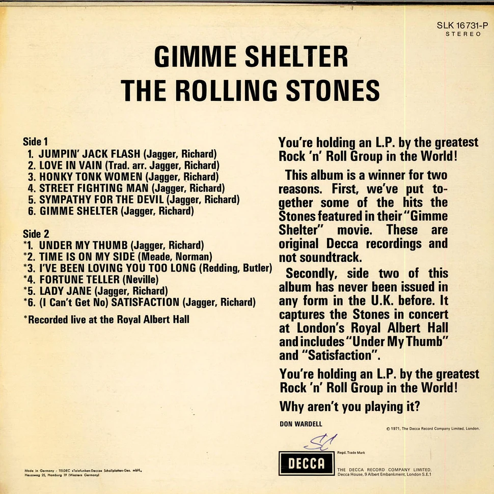 The Rolling Stones - Gimme Shelter