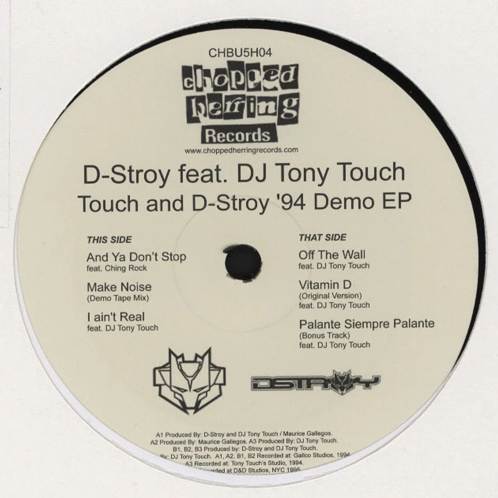 D-Stroy of The Arsonists & Tony Touch - Touch & D-Stroy '94 Demo EP