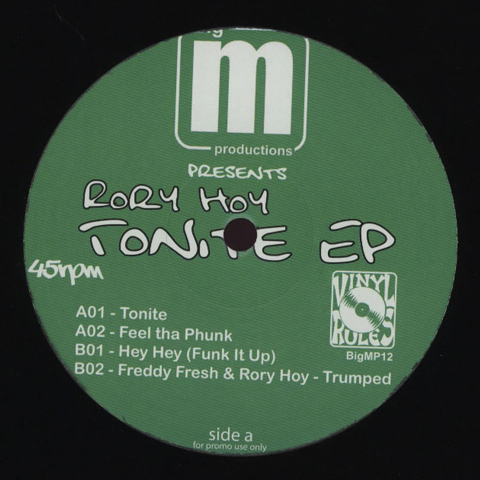 Rory Hoy - Tonite EP