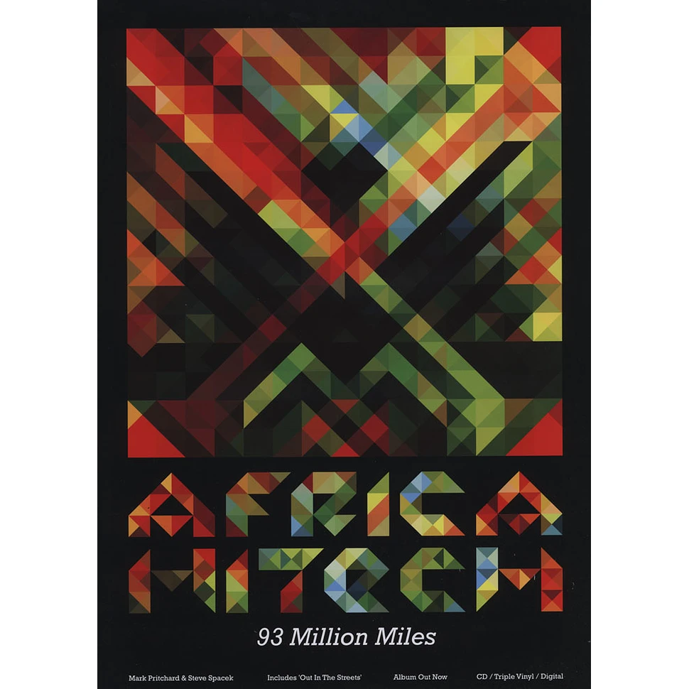 Africa Hitech (Mark Pritchard & Steve Spacek) - 93 Million Miles Poster