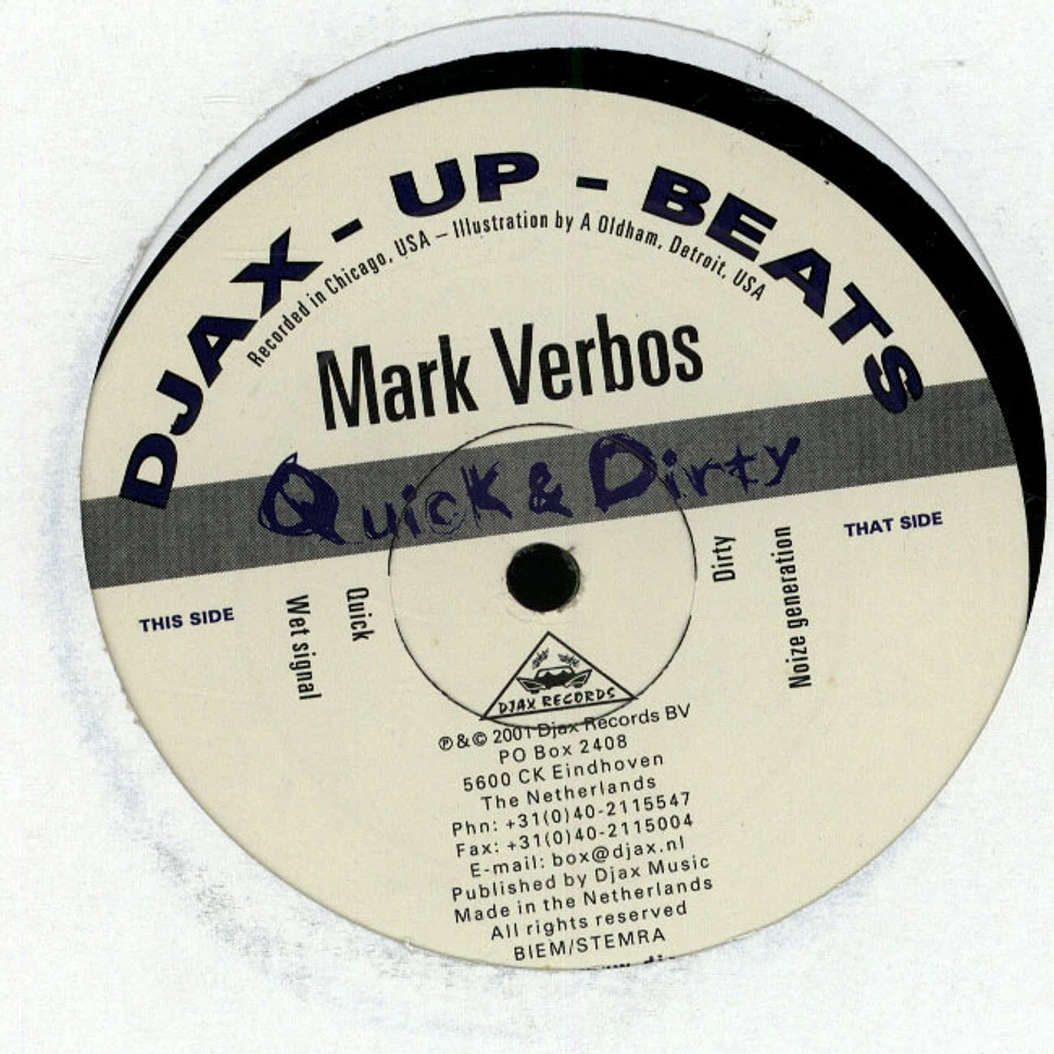 Mark Verbos - Quick & Dirty