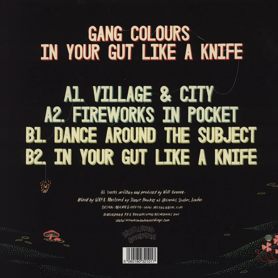 Gang Colours - In Your Gut Like A Knife
