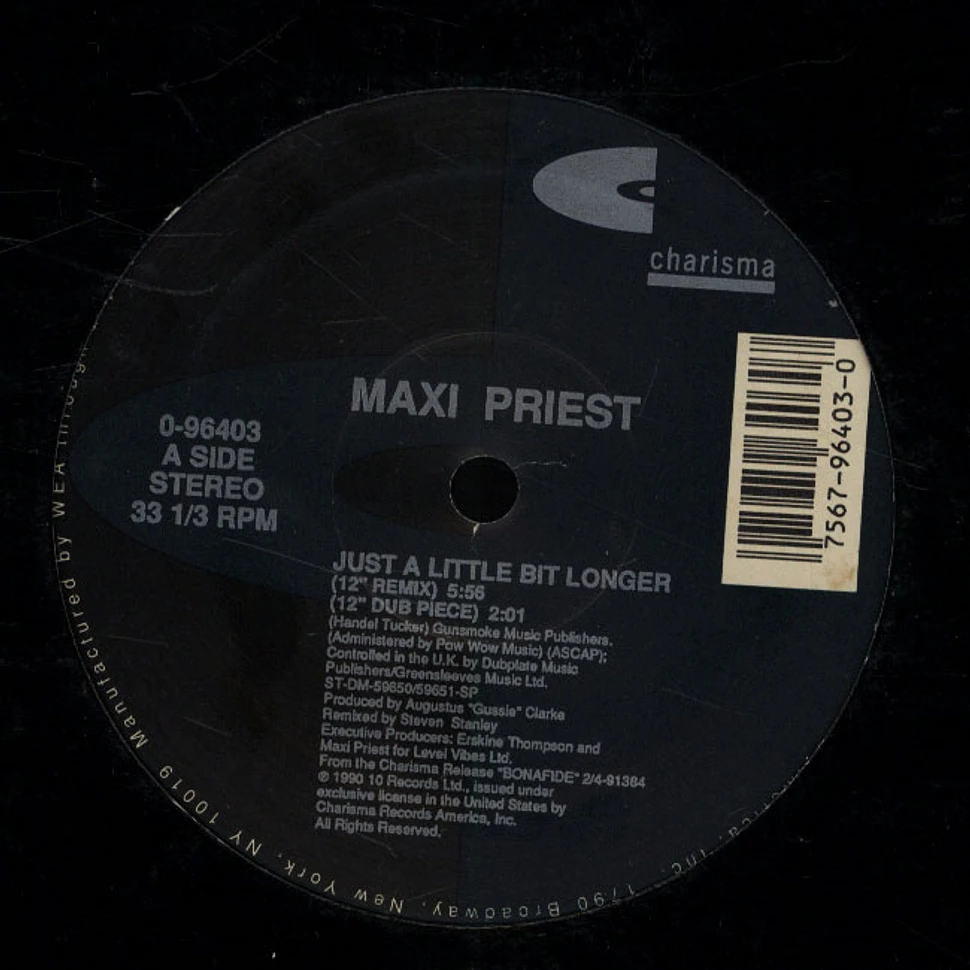 Maxi Priest - Just A Little Bit Longer