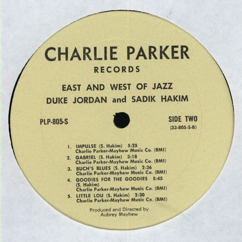 Duke Jordan and Sadik Hakim - East And West Of Jazz