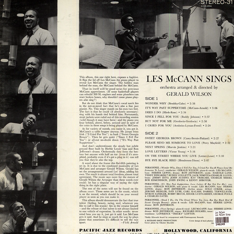 Les McCann - Les McCann Sings