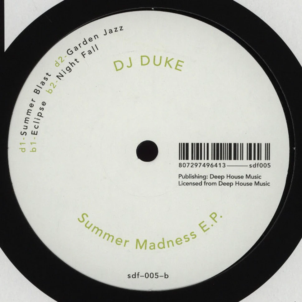DJ Duke - Summer Madness EP