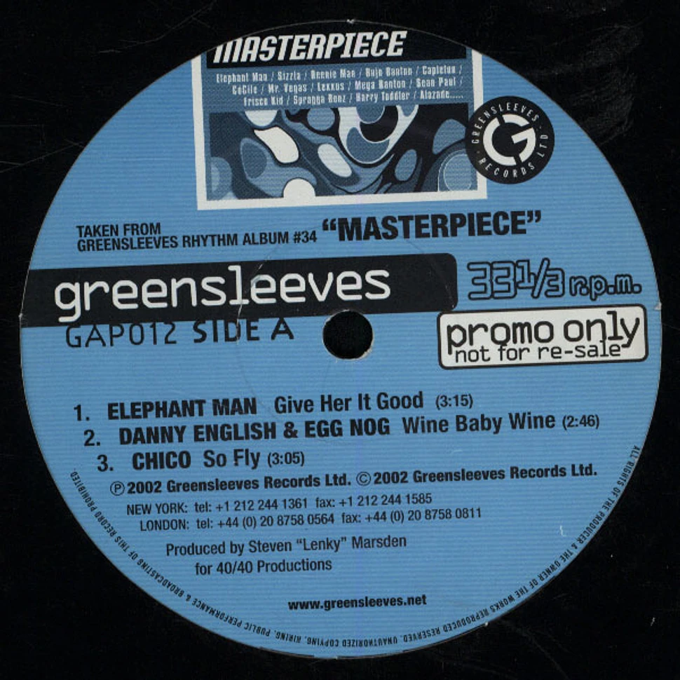 Greensleeves Rhythm Album #34 - Masterpiece track sampler