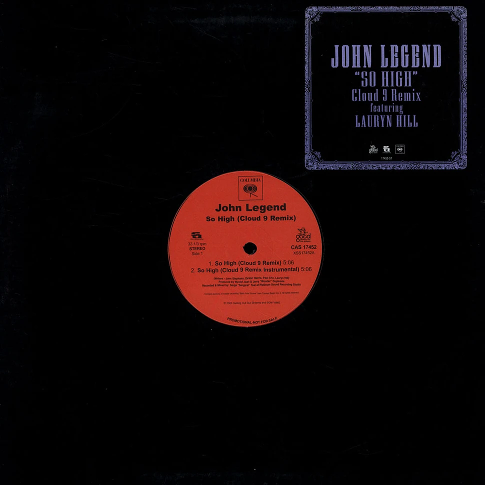 John Legend Featuring Lauryn Hill - So High (Cloud 9 Remix)