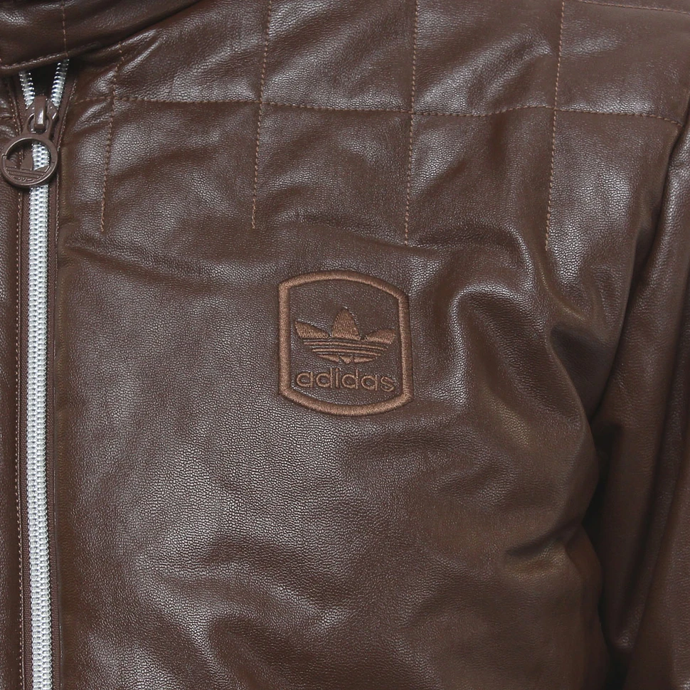 adidas - Padded Faux Leather Jacket