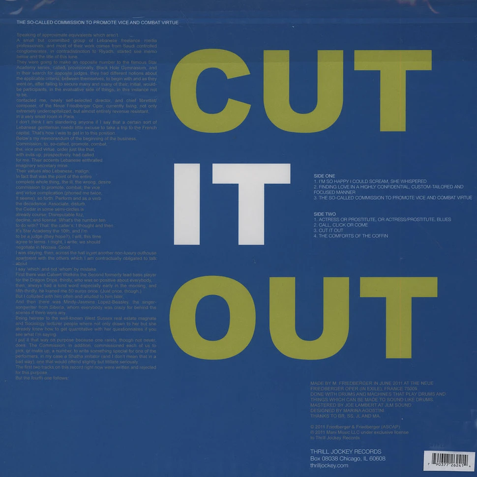 Matthew Friedberger - Cut It Out