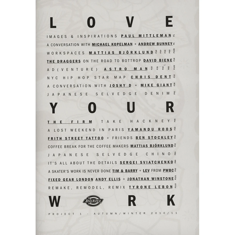 Dickies - Love Your Work Brandbible