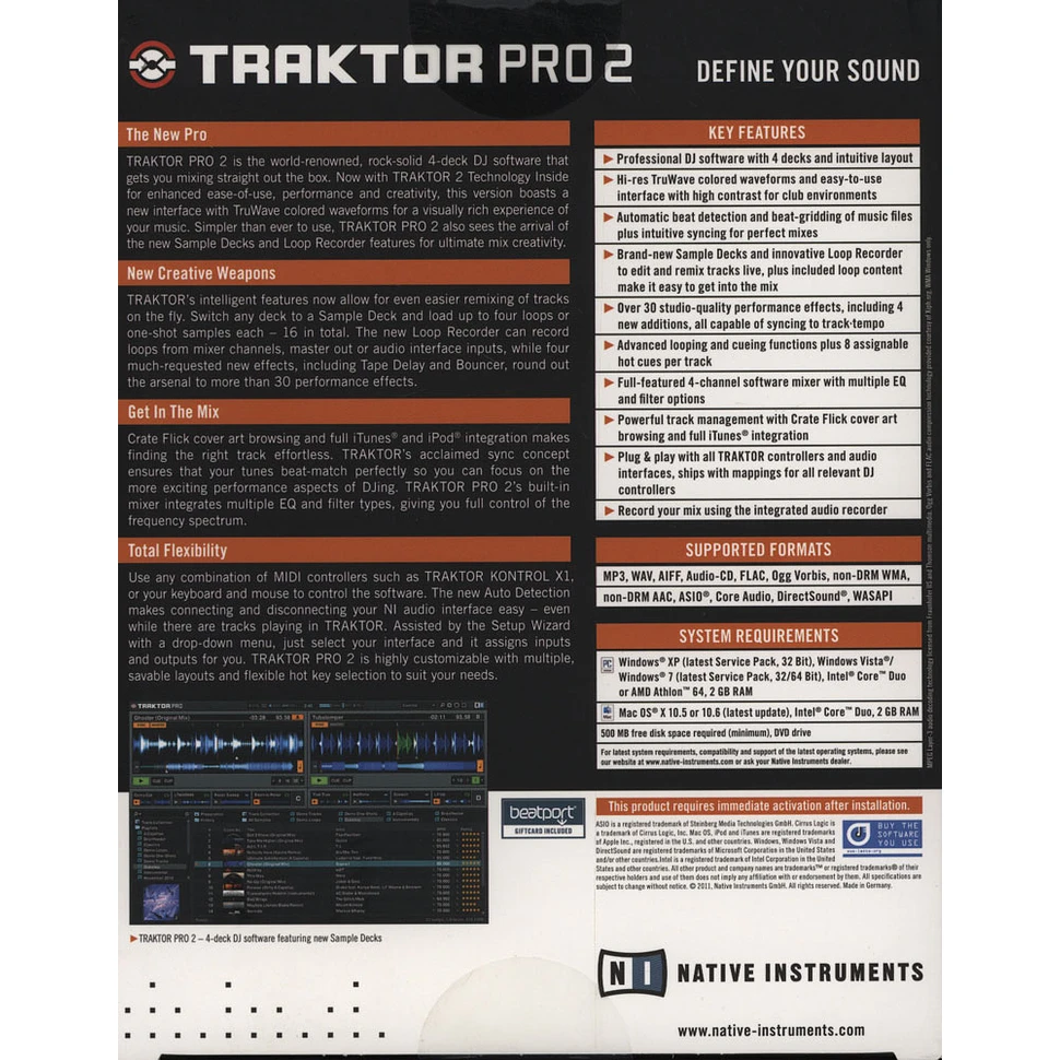 Native Instruments - Traktor Pro Software