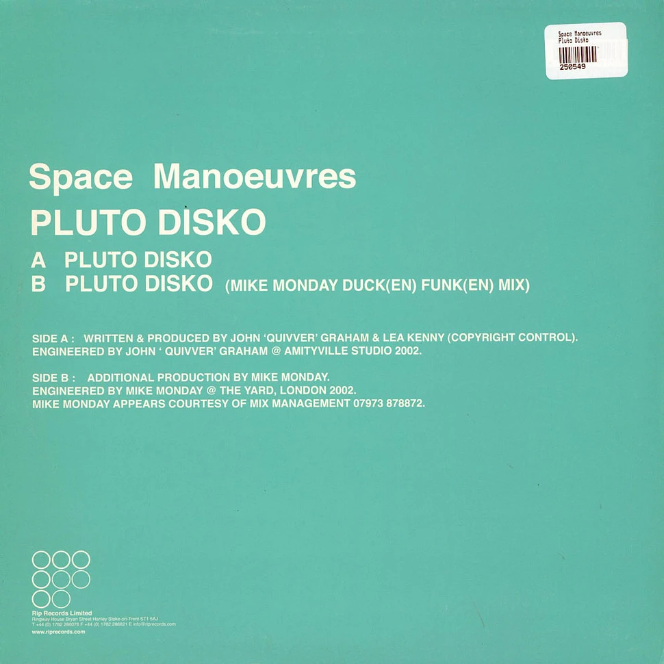 Space Manoeuvres - Pluto Disko