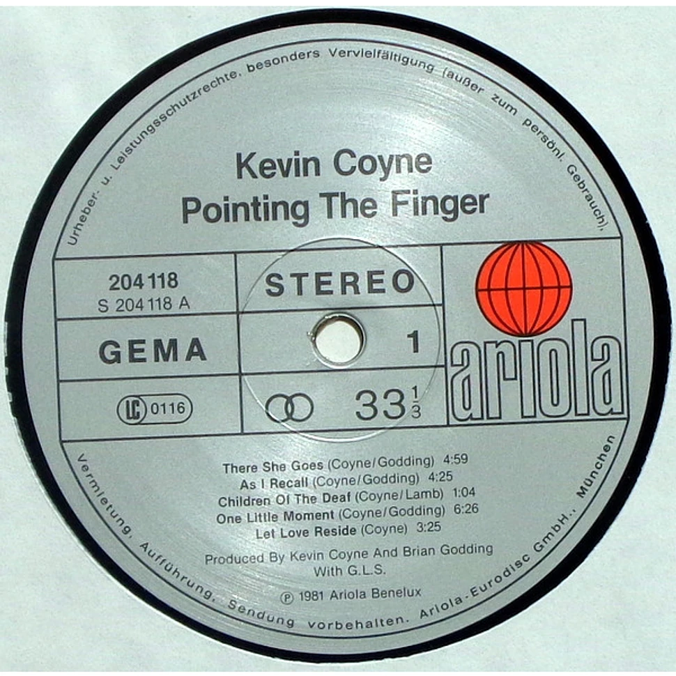 Kevin Coyne - Pointing The Finger