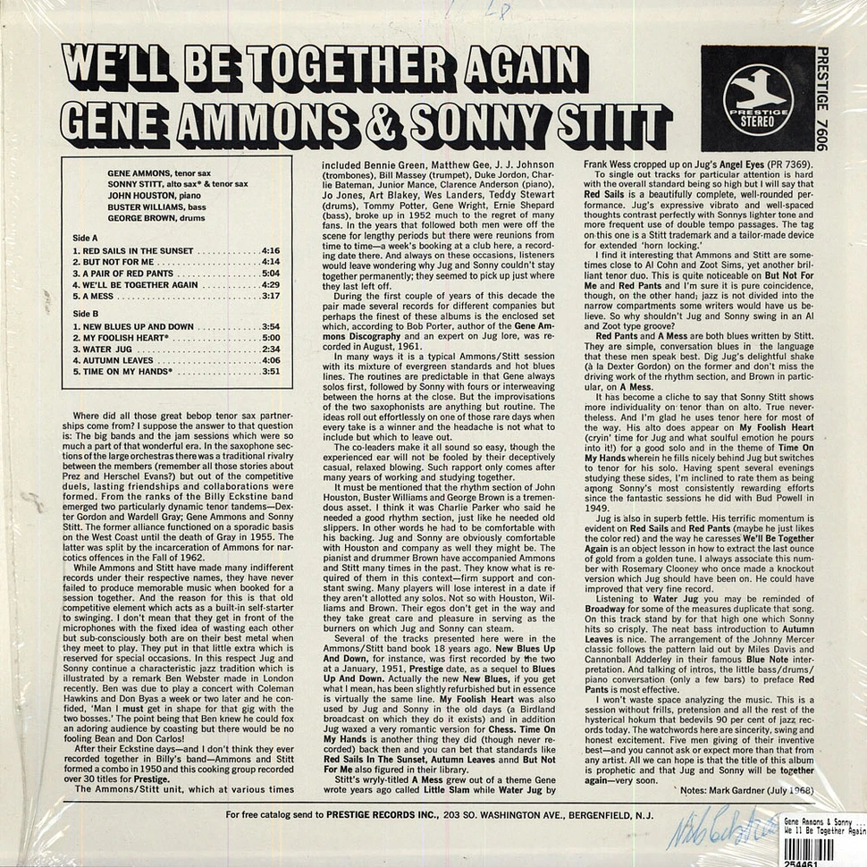 Gene Ammons & Sonny Stitt - We'll Be Together Again