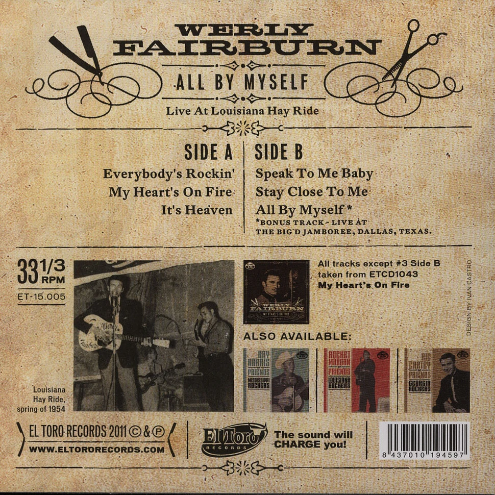 Werly Fairburn - All By Myself - Live At Louisiana Hay Ride