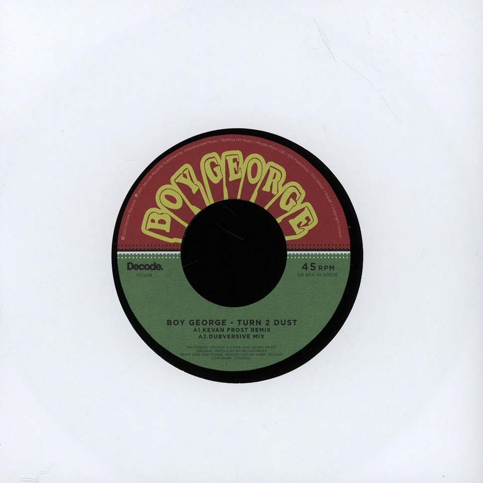 Boy George - Turn 2 Dust Reggae Mixes