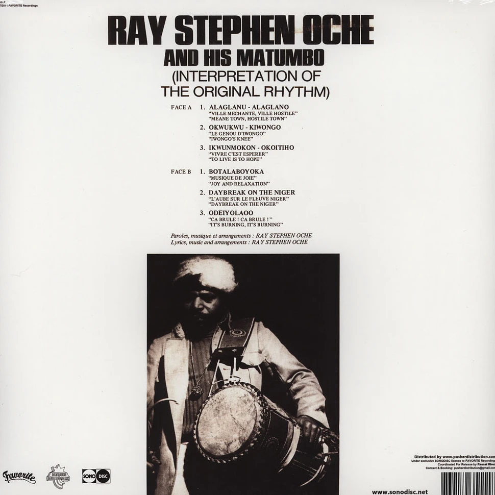Ray Stephen Oche And His Mutambo - Interpretation Of The Original Rhythm