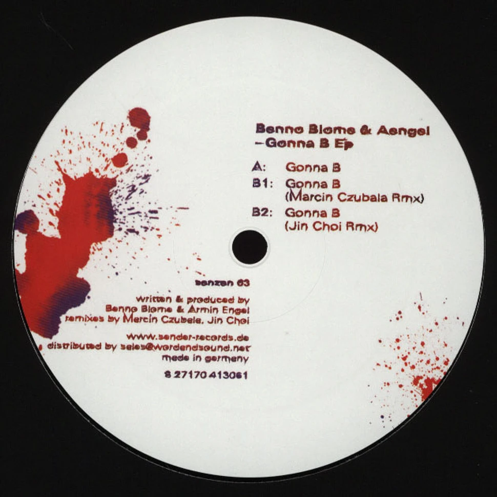 Benno Blome & Aengel - Gonna B EP