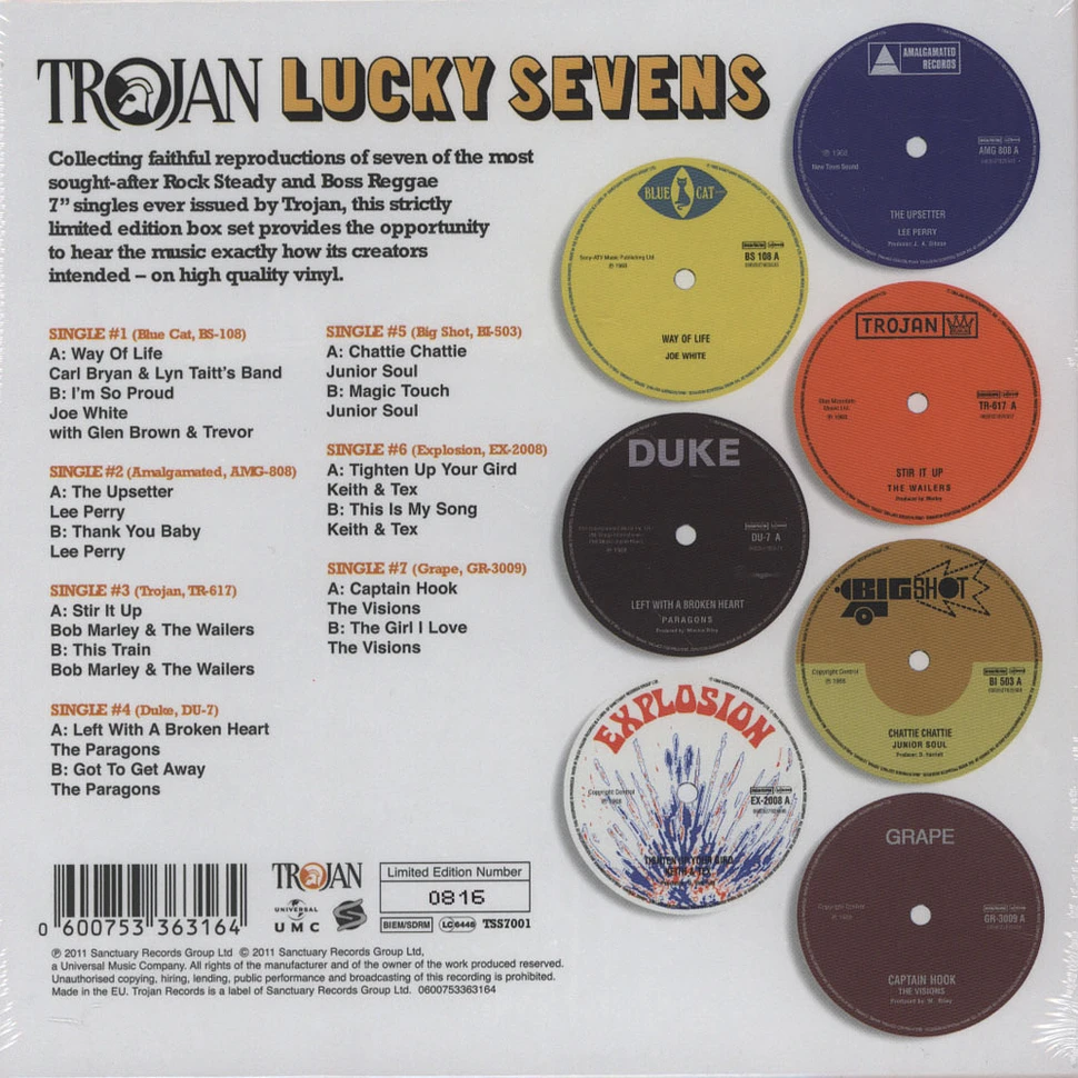 V.A. - Trojan Lucky Sevens Box Set