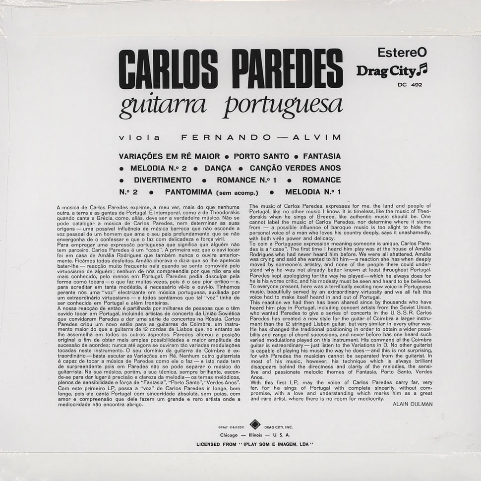 Carlos Paredes - Guitarra Portuguesa