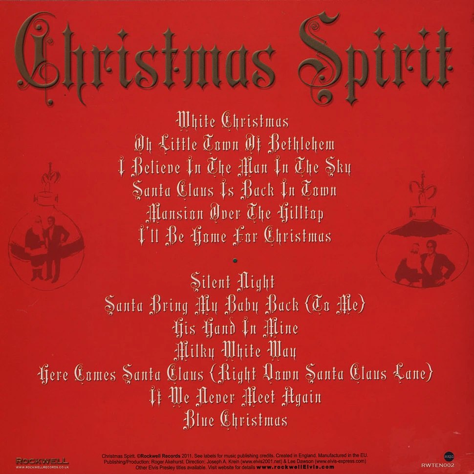 Elvis Presley - Christmas Spirit Black Edition