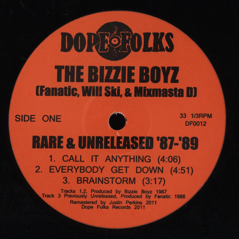 The Bizzie Boyz - Rare & Unreleased 87-89