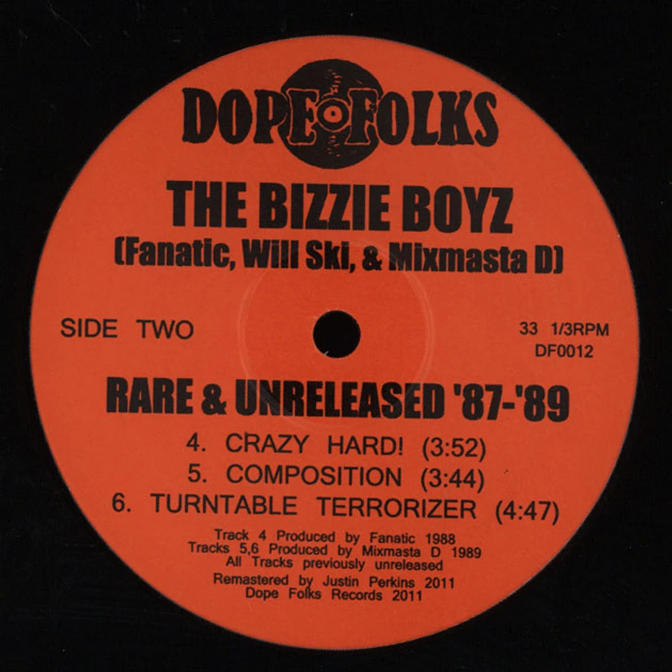 The Bizzie Boyz - Rare & Unreleased 87-89