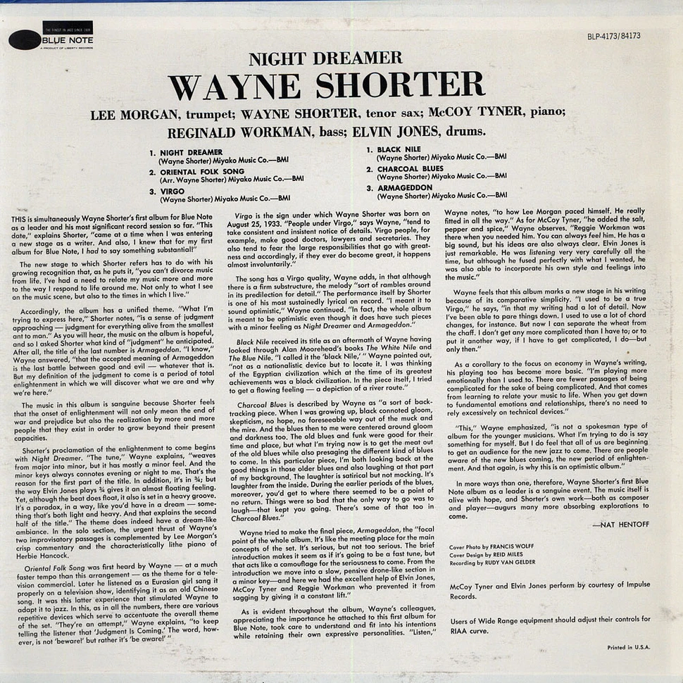 Wayne Shorter - Night Dreamer
