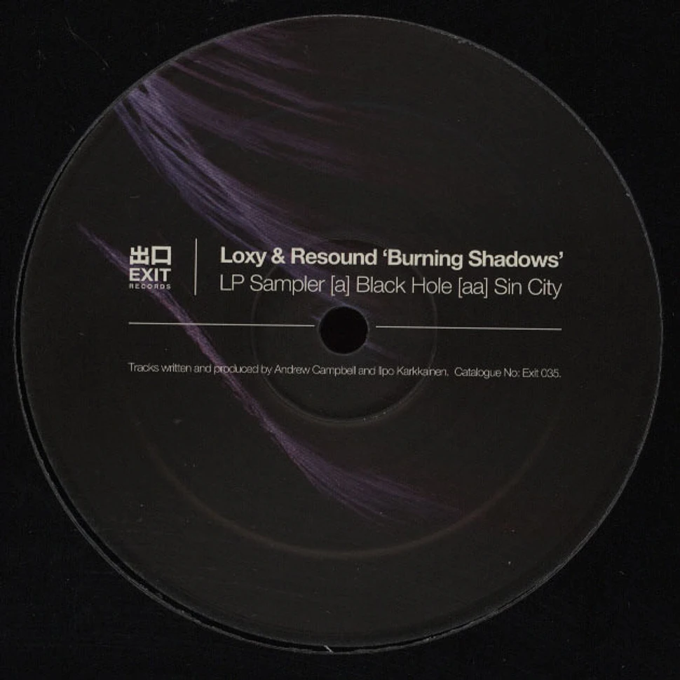 Loxy & Resound - Burning Shadows LP Sampler