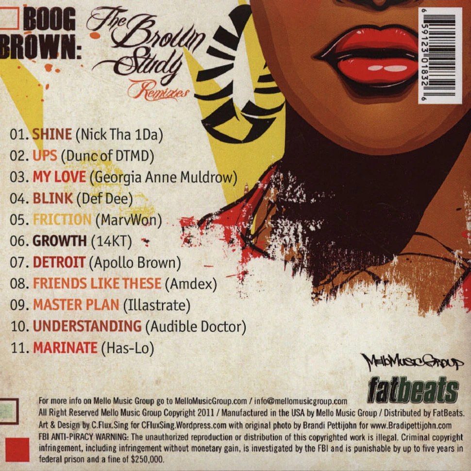 Boog Brown - The Brown Study Remixes