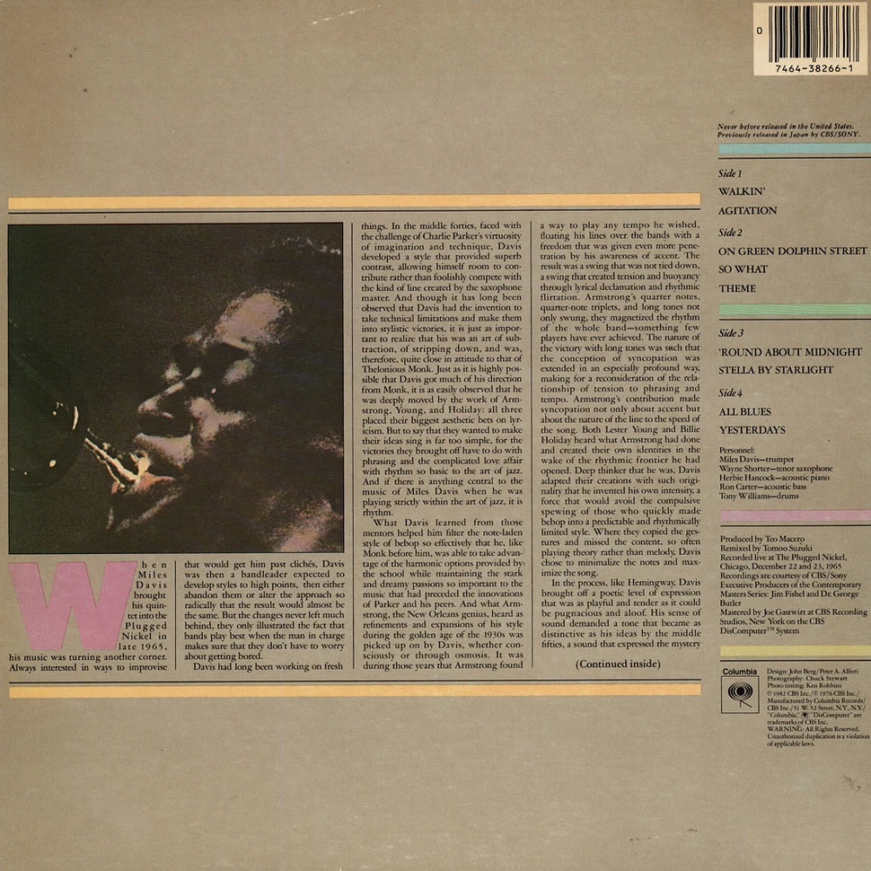 Miles Davis - Live At The Plugged Nickel