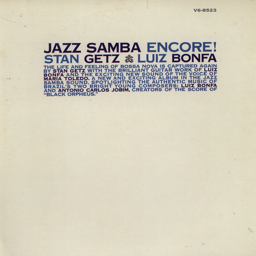 Stan Getz & Luiz Bonfa - Jazz Samba Encore