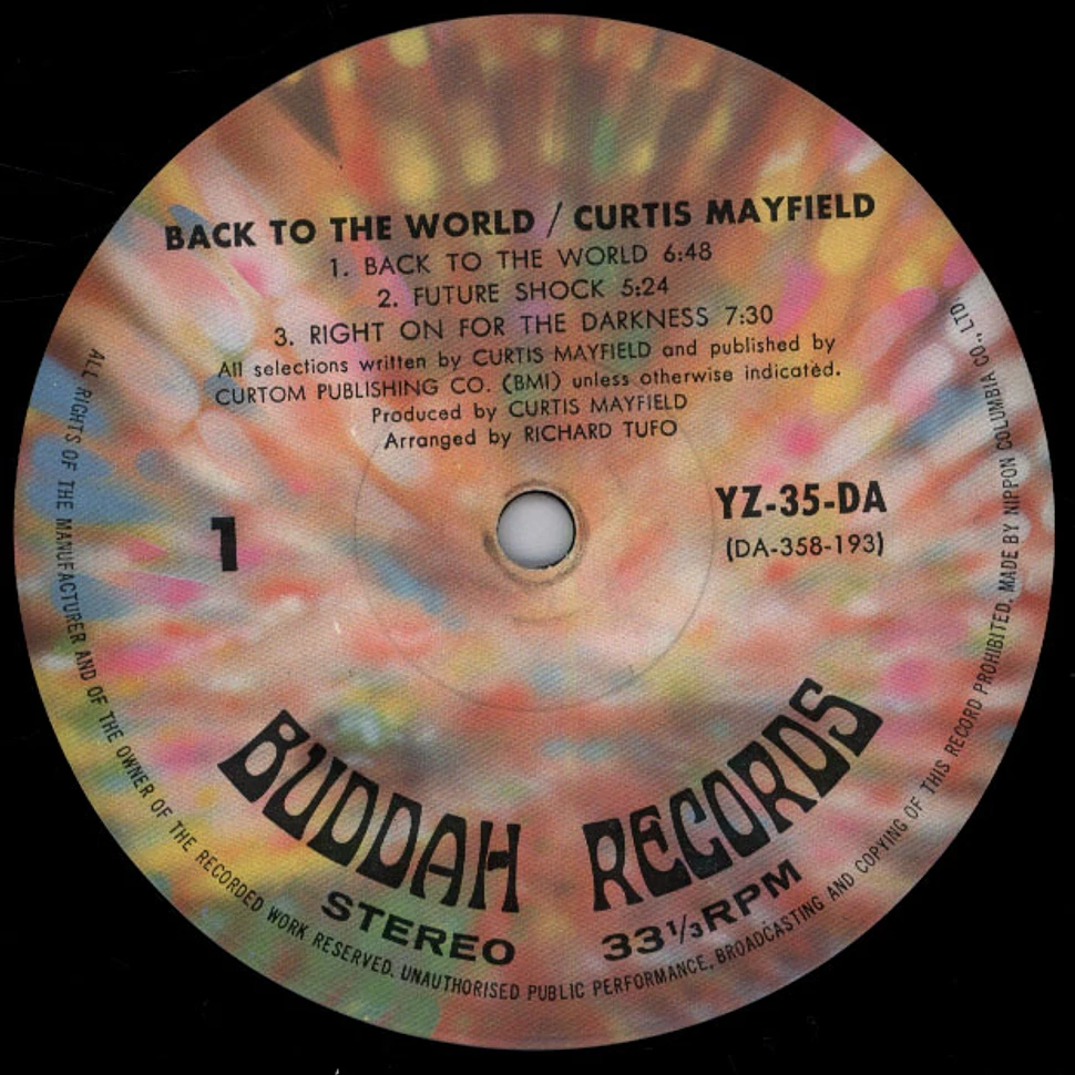 Curtis Mayfield - Back To The World