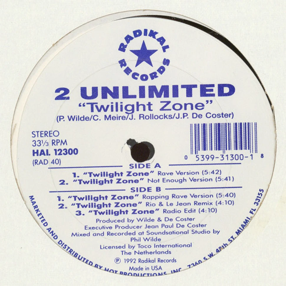 2 Unlimited - Twilight Zone