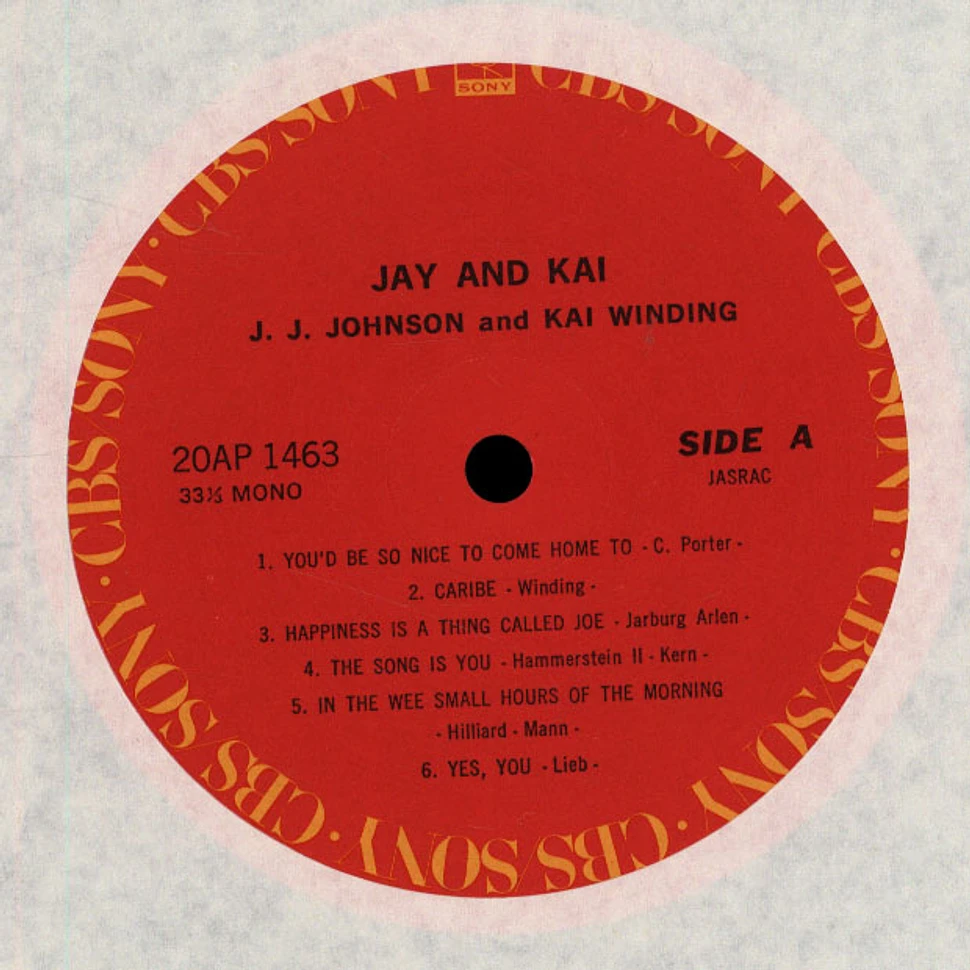 J.J. Johnson & Kai Winding - Jay And Kai