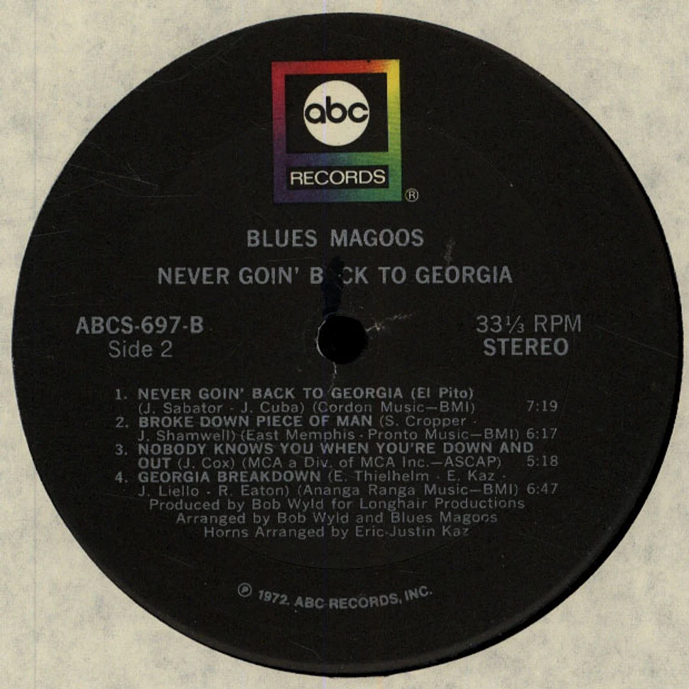 Blues Magoos - Never Goin' Back To Georgia