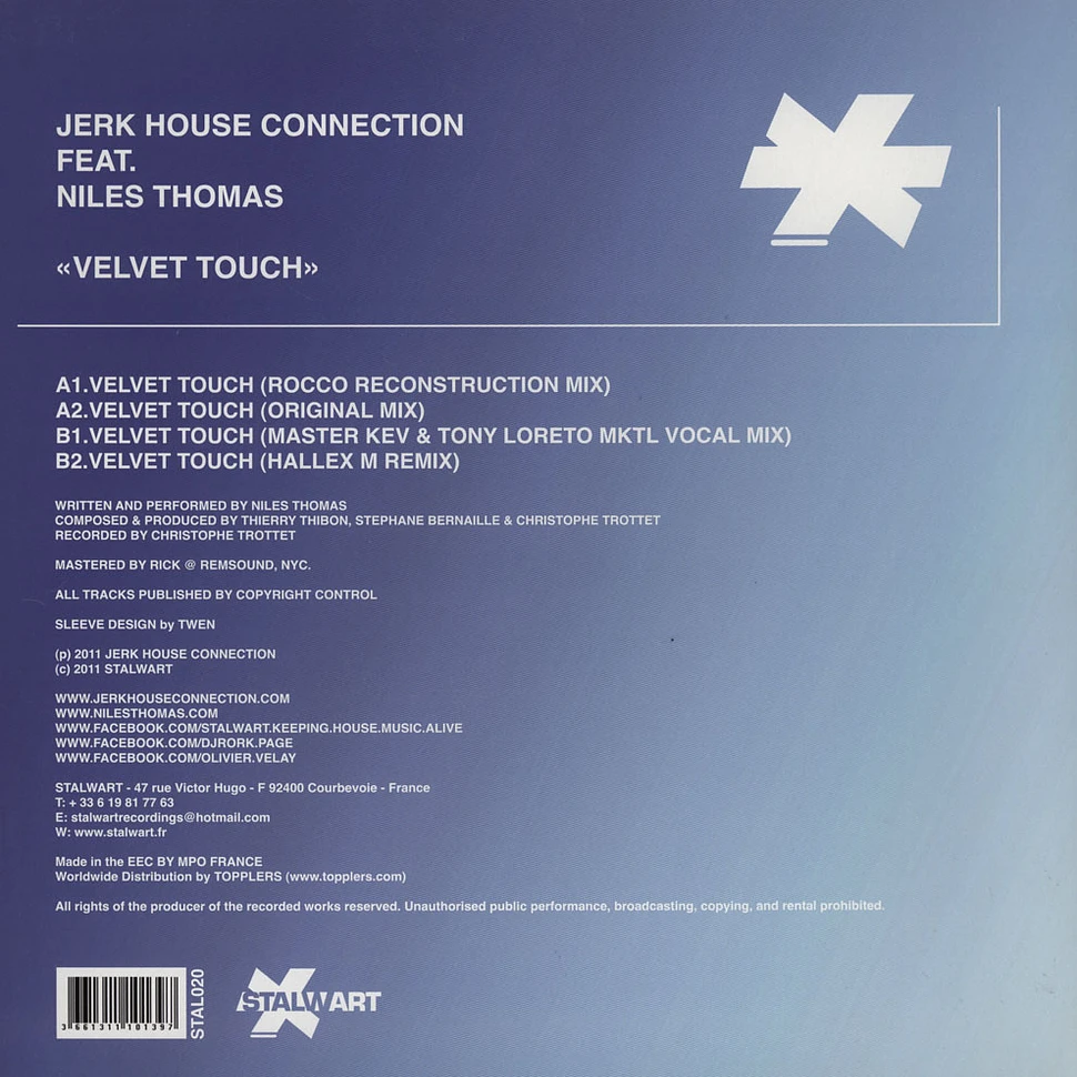 Jerk House Connection - Velvet Touch Feat. Niles Thomas
