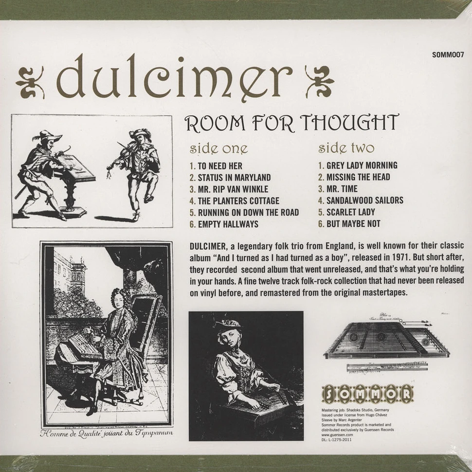 Dulcimer - Room For Thought