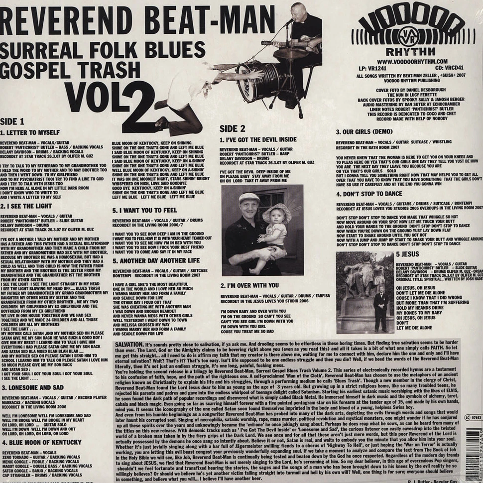 Reverend Beat-Man - Surreal Folk Blues Gospel Trash Volume 2