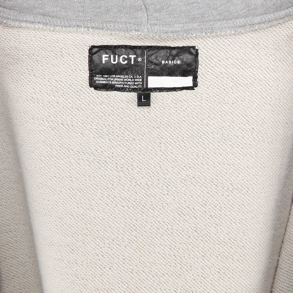 FUCT - FUCT Basics O.G. Logo Zip Up Hoodie