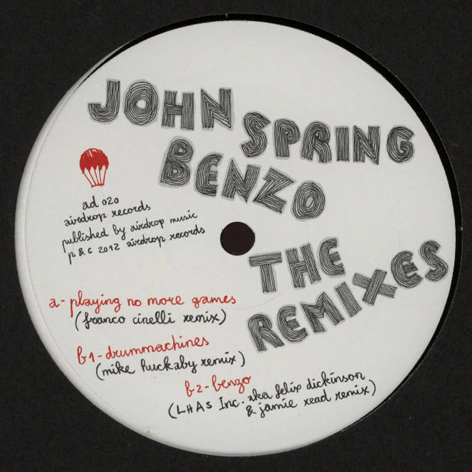 John Spring - Benzo The Remixes