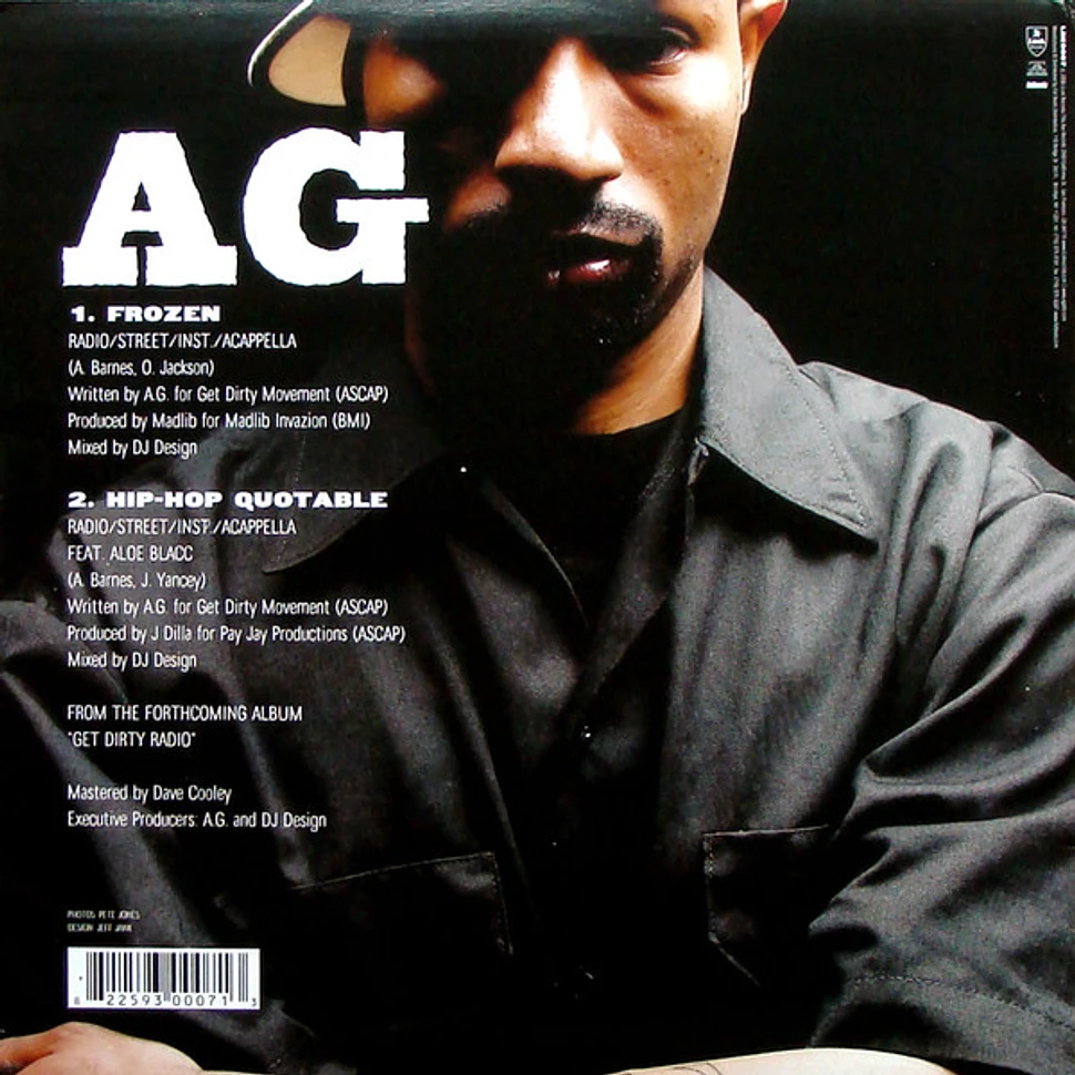 AG - Frozen / Hip Hop Quotable