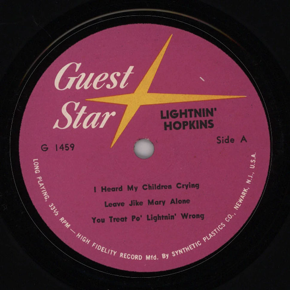Lightnin' Hopkins - "Live" At The Bird Lounge