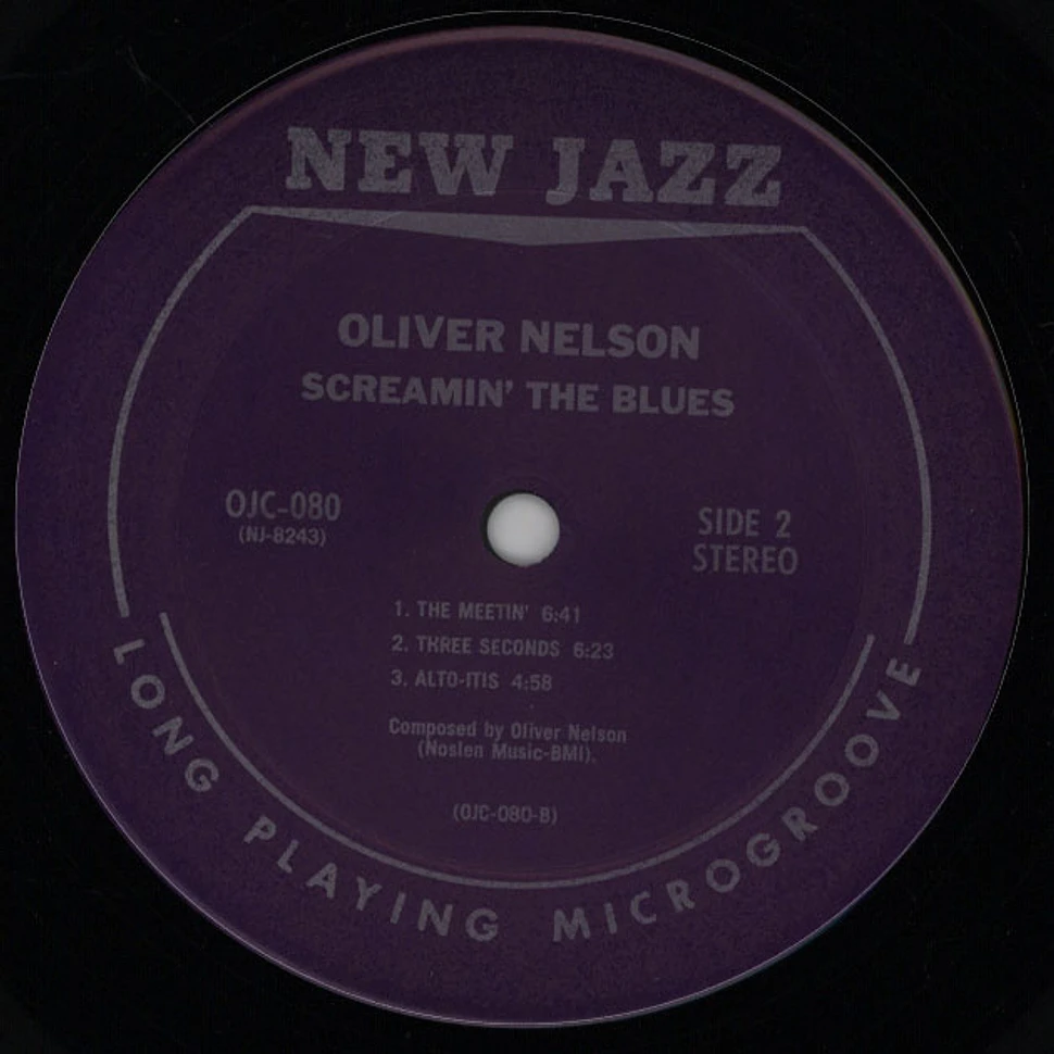 The Oliver Nelson Sextet Featuring: Eric Dolphy / Richard Williams - Screamin' The Blues