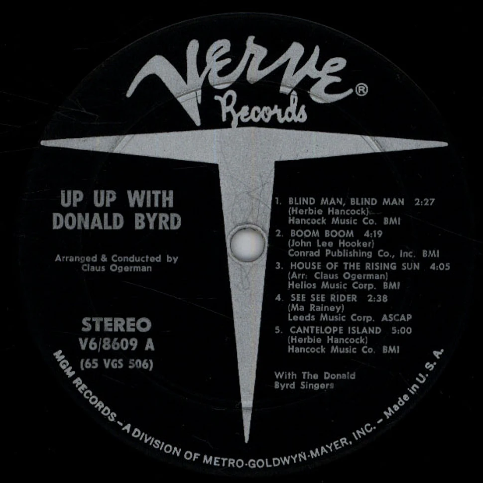 Donald Byrd - Up With Donald Byrd